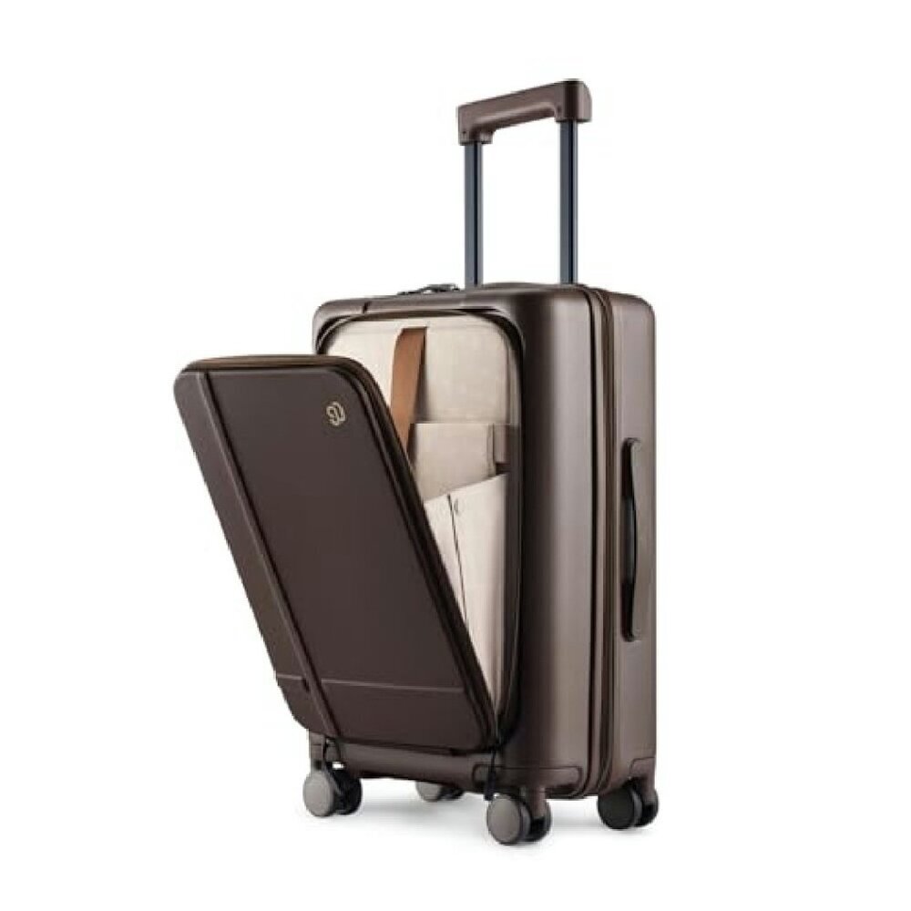 20-Inch Carry-On Hard Shell Suitcase with TSA Lock & Spinner Wheels - Picture 2 of 7